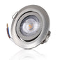LED incasso Krog set da 12 nichel