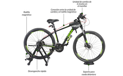 Roller trainer bike fino a 150kg di magnete