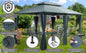 Gazebo Topas 3x4m antrcite