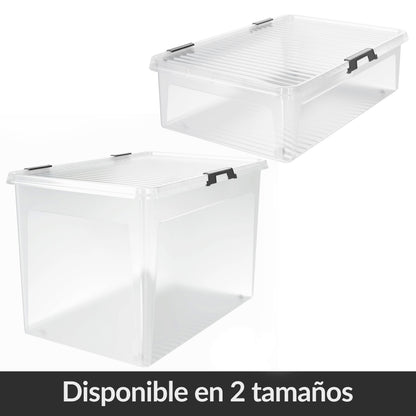 Contenitore di Plastica 2 pz 60x40x17cm 30L