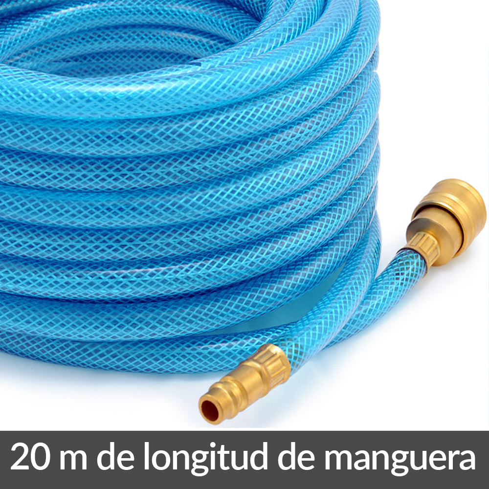 Tubo per aria compressa da 20m e ablatore ad ago pneumatico
