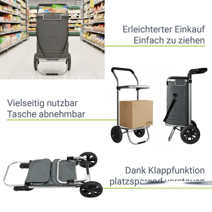 Carrello spesa 3in1 - capacità 56 L