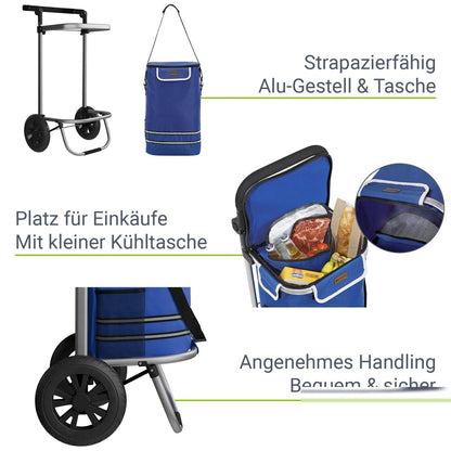 Carrello spesa 3in1 - capacità 56 L