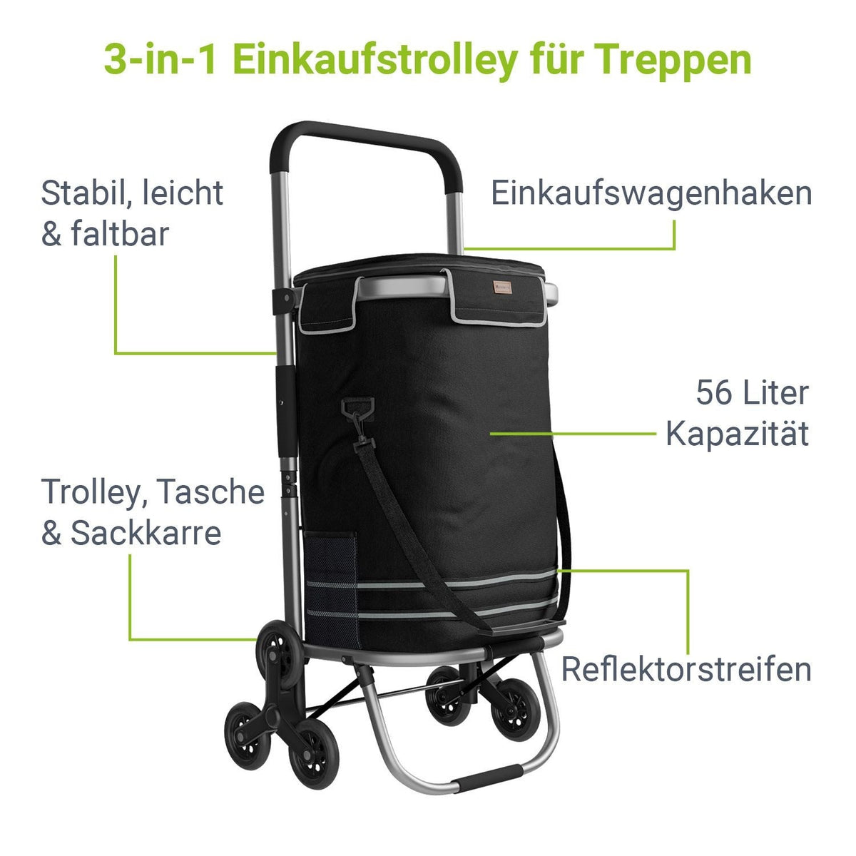 Carrello 3in1 per scale
