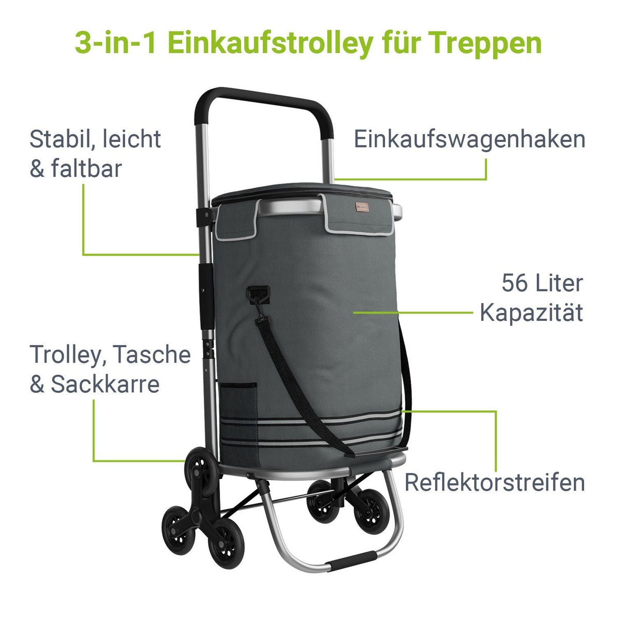 Carrello 3in1 per scale