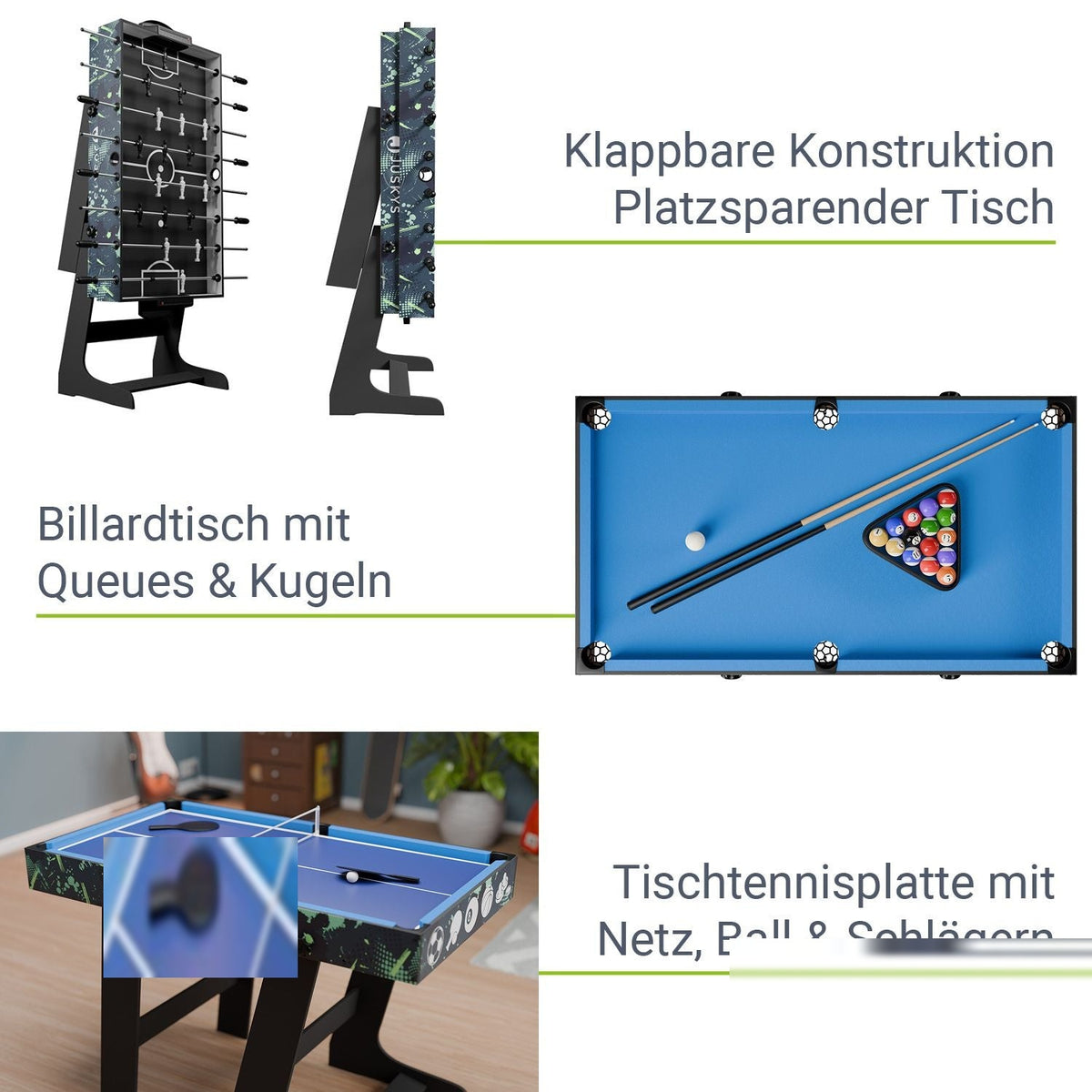 Tavolo da gioco 5in1 Ballzauber