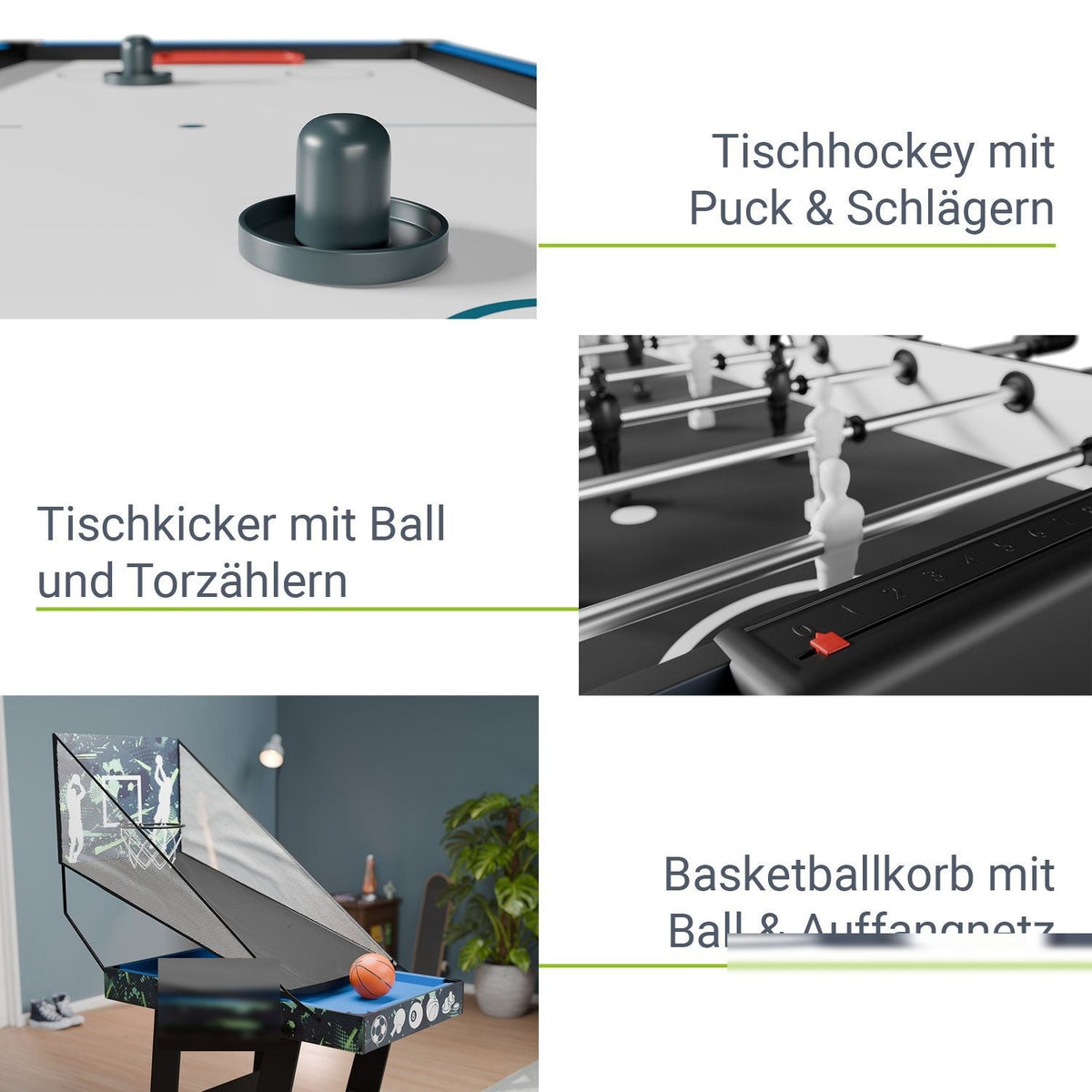 Tavolo da gioco 5in1 Ballzauber