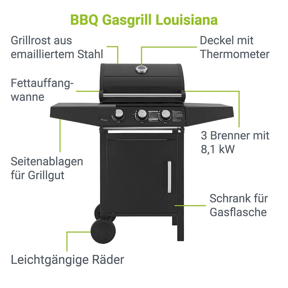 BBQ a gas Louisiana