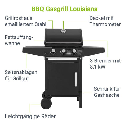 BBQ a gas Louisiana