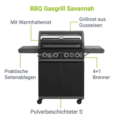 Barbecue a gas Savannah
