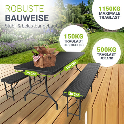 Set tenda da birra Amberg 180 cm