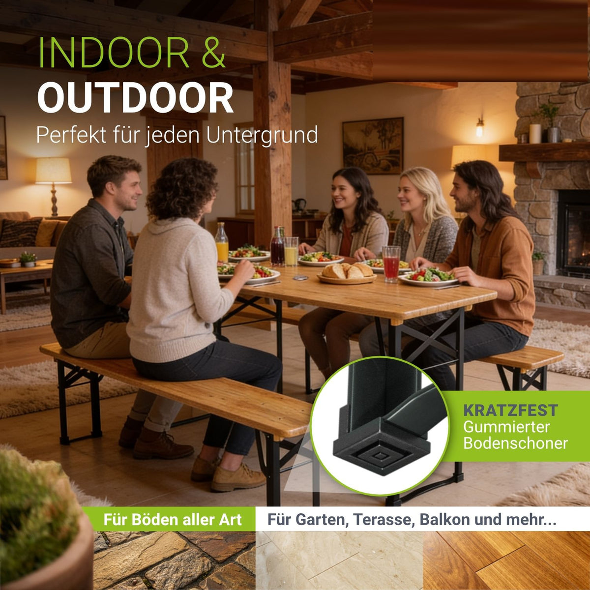Set tenda da birra Bichl 170 cm