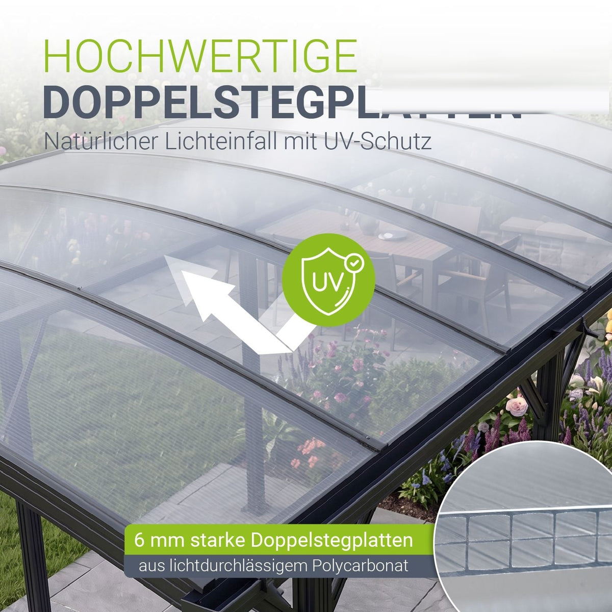 Carport 5x3 m - vari modelli