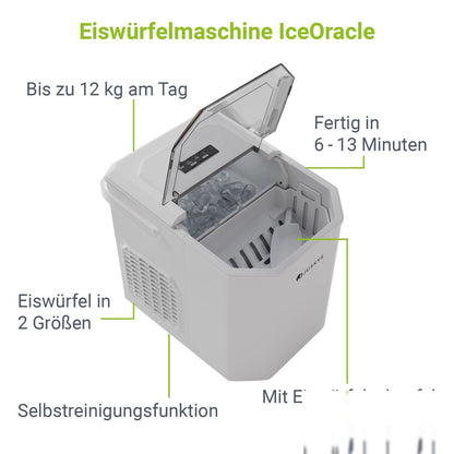 Fabbricatore di ghiaccio IceOracle con autopulizia IceOracle