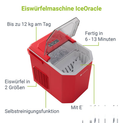 Fabbricatore di ghiaccio IceOracle con autopulizia IceOracle