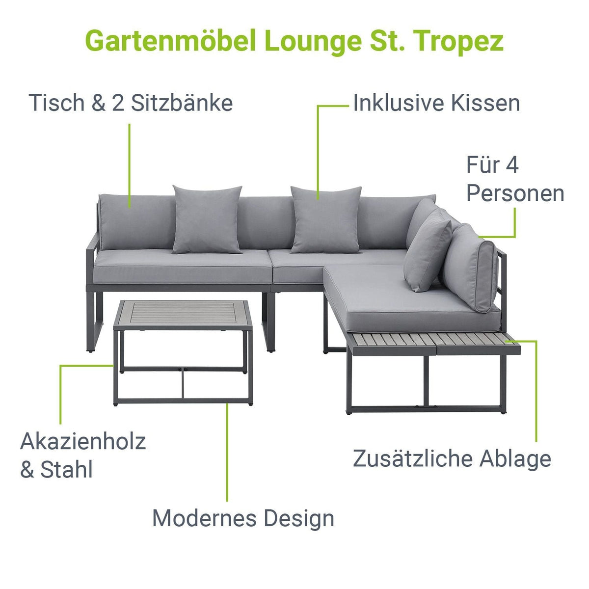 Mobili da giardino lounge St. Tropez