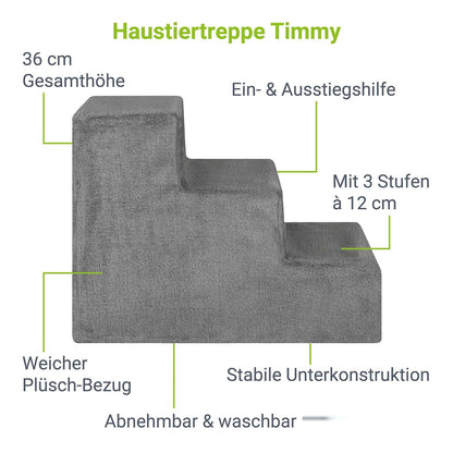 Timmy pet step con 3 gradini