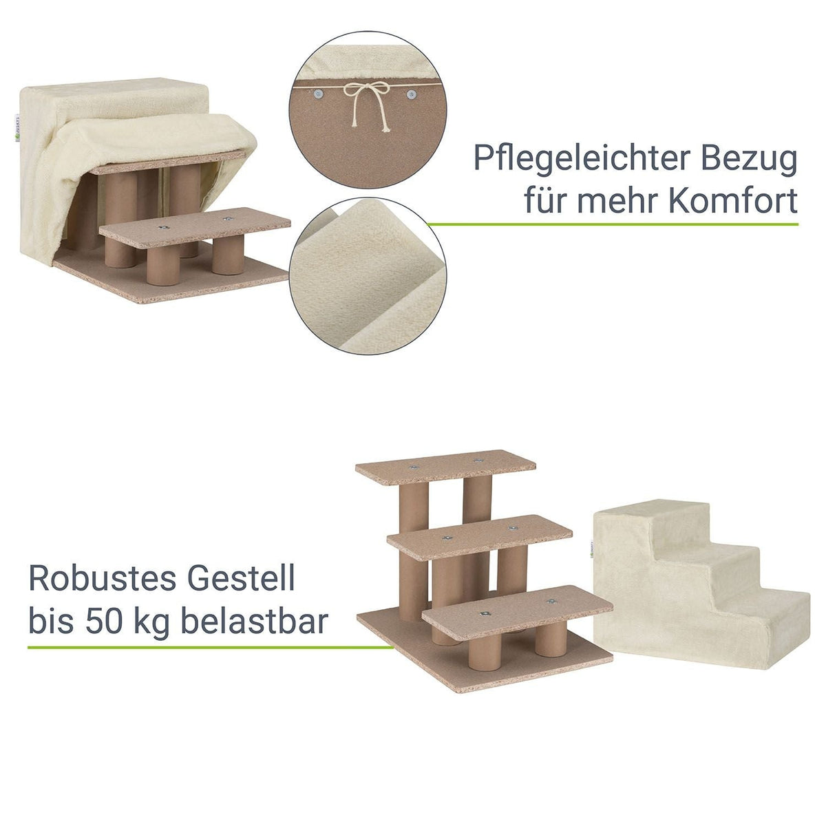 Timmy pet step con 3 gradini