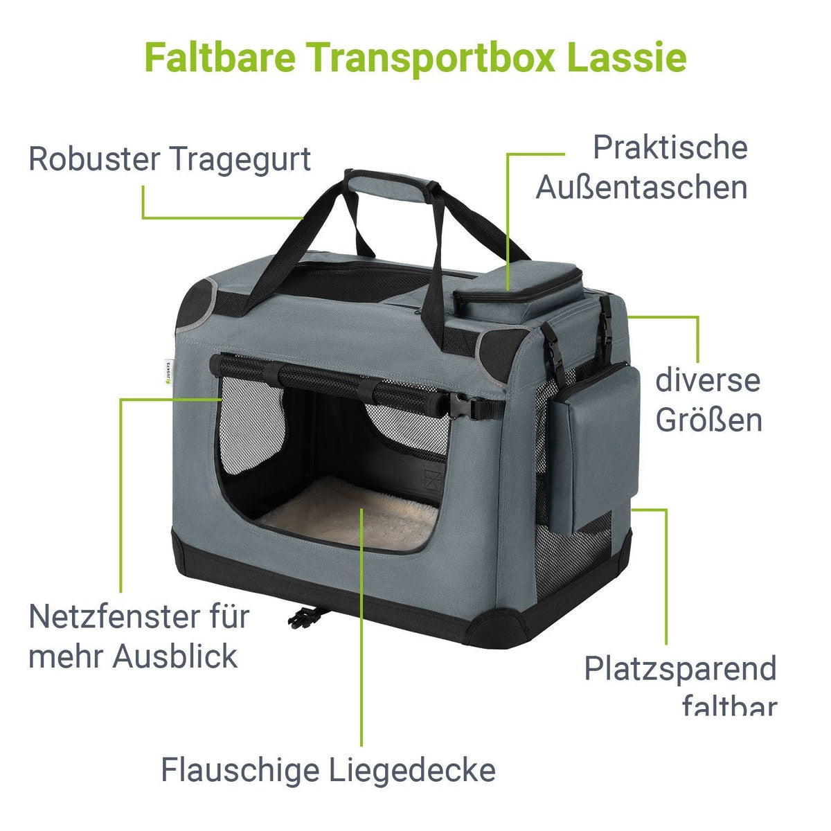 Box da trasporto per cani Lassie
