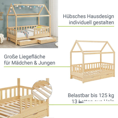 Letto per bambini Marli 90 x 200 cm con rete