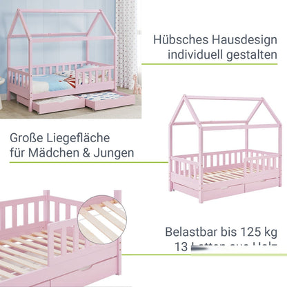 Letto per bambini Marli 90 x 200 cm con rete