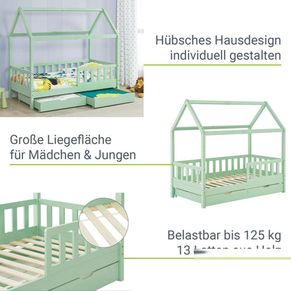 Letto per bambini Marli 90 x 200 cm con rete