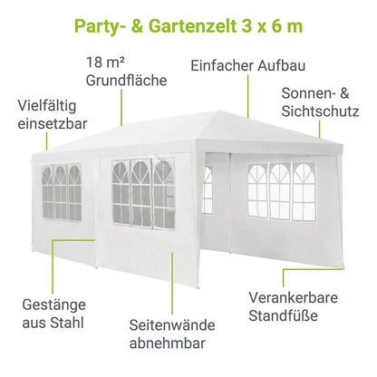 Tenda per feste 3x6 m
