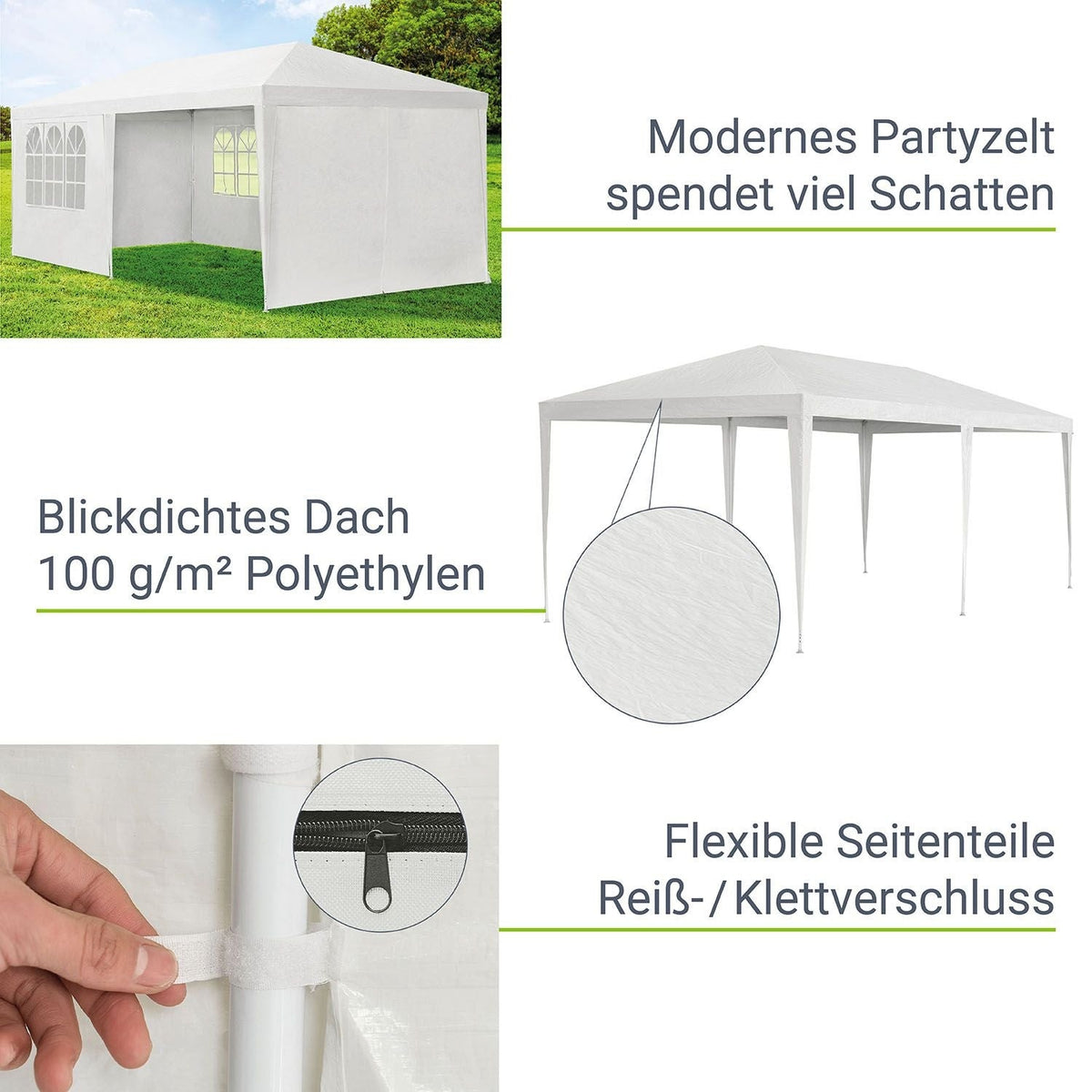 Tenda per feste 3x6 m