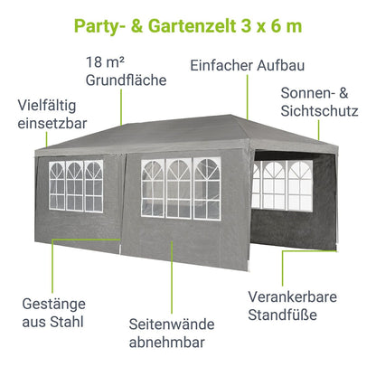 Tenda per feste 3x6 m