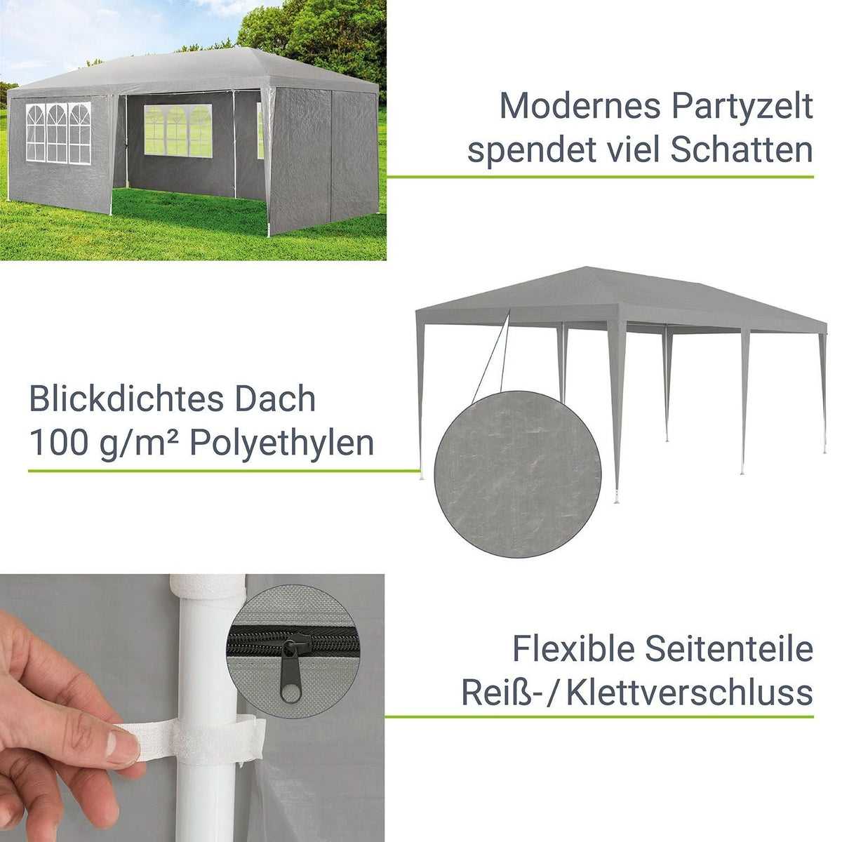 Tenda per feste 3x6 m