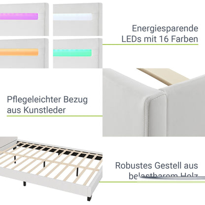 Letto imbottito Paris