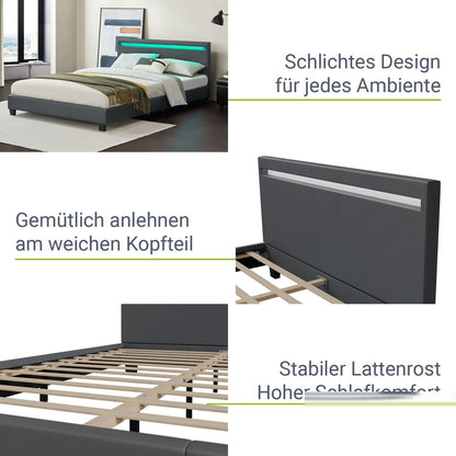 Letto imbottito Paris