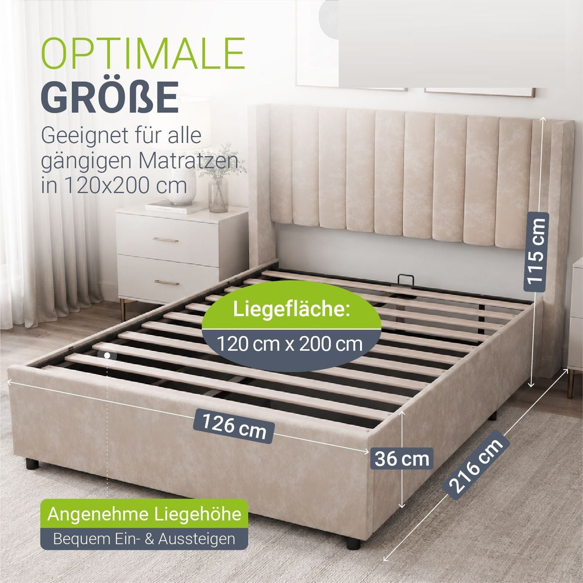 Letto imbottito Savona