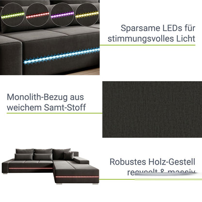 Divano Davos con LED