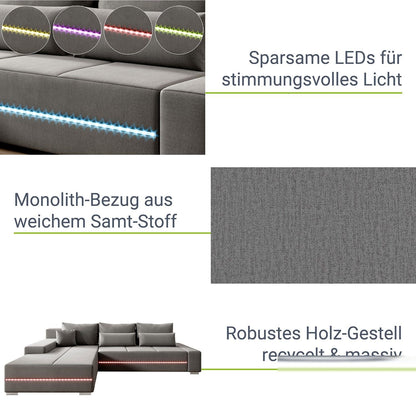 Divano Davos con LED
