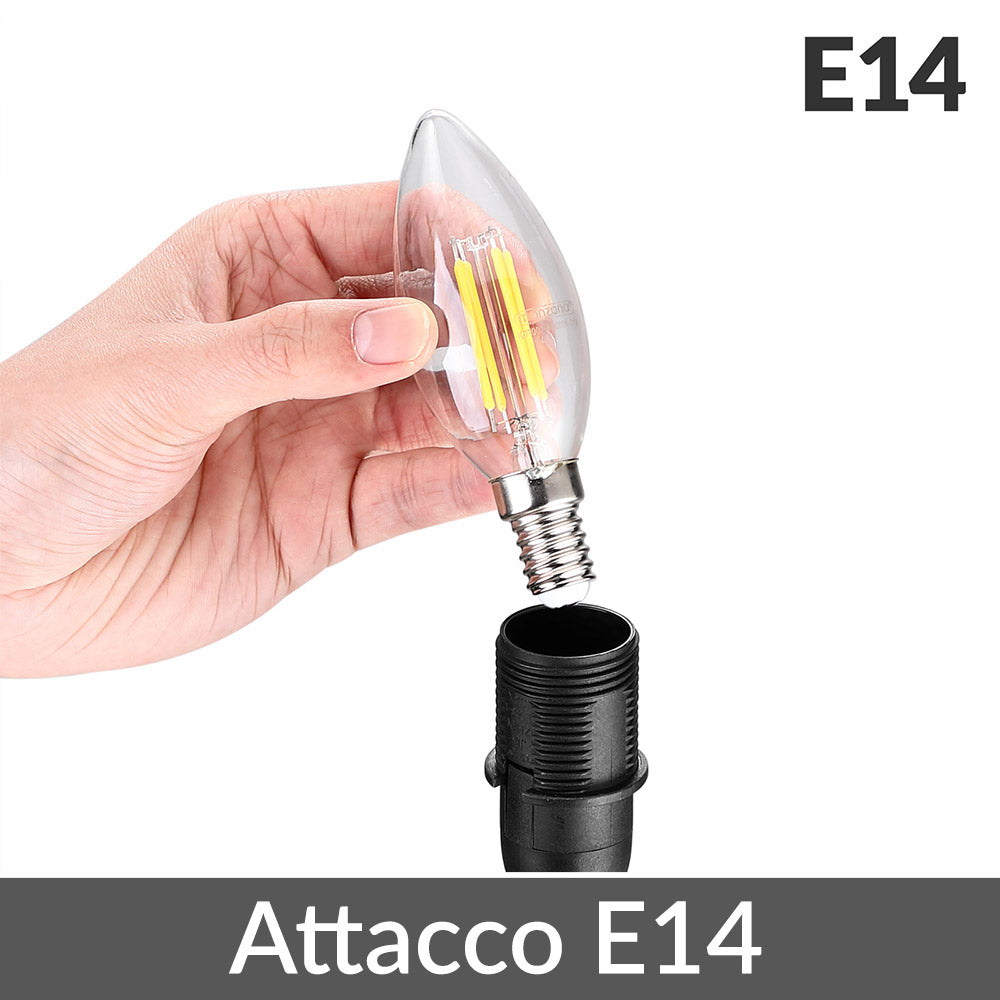 Set 2x Lampada da tavolo Lumière grigia