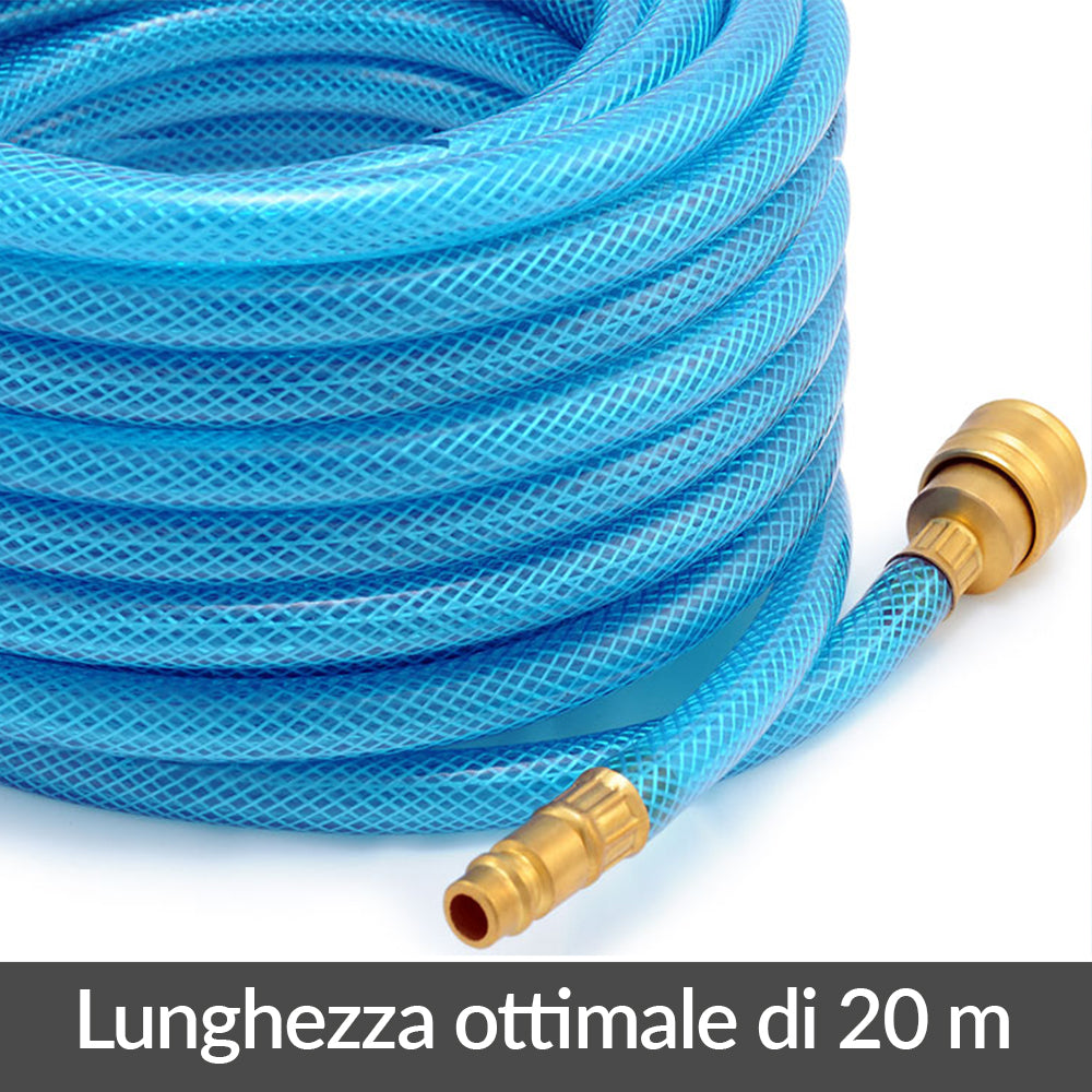 Tubo per aria compressa da 20m e tacker
